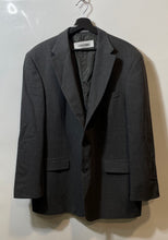 Load image into Gallery viewer, Oscar De La Renta Mens Gray Wool Single-Breasted Two Button Blazer Size 46R 41W
