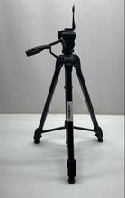 Load image into Gallery viewer, Onn Black Adjustable Legs Lightweight Universal Mount Camera Tripod Stand
