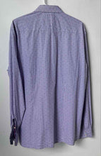 Load image into Gallery viewer, Ted Baker Mens Purple Printed Long Sleeve Collared Dress Shirt Size 17
