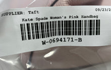 Load image into Gallery viewer, Kate Spade New York Womens Pink Pebbled Leather Top Handle Satchel Handbag
