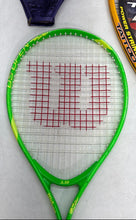 Load image into Gallery viewer, Lot Of 4 Tennis Racquetball Rackets Wilson US Open Rak Attak Slazenger Tattoo
