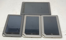 Load image into Gallery viewer, Lot Of 4 Pcs Assorted Nook Gray Touch Screen Tablets Not Tested For Parts
