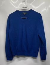 Load image into Gallery viewer, Express Womens Blue Long Sleeve V-Neck Pullover Sweater Size XL
