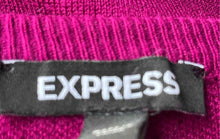 Load image into Gallery viewer, Express Womens Purple Knit Long Sleeve Crew Neck Pullover Sweater Dress Size XS
