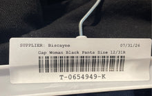 Load image into Gallery viewer, Gap Womens Black Denim Dark Wash Belt Loops Classic Straight Leg Jeans Sz 12/31R
