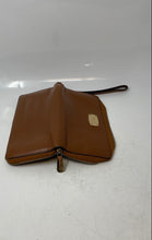 Load image into Gallery viewer, Michael Kors Womens Brown Leather Inner Pocket Card Holder Wristlet Wallet
