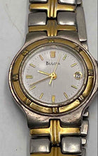 Load image into Gallery viewer, Authentic Bulova Women's Silver-Tone Gold-Tone Watch
