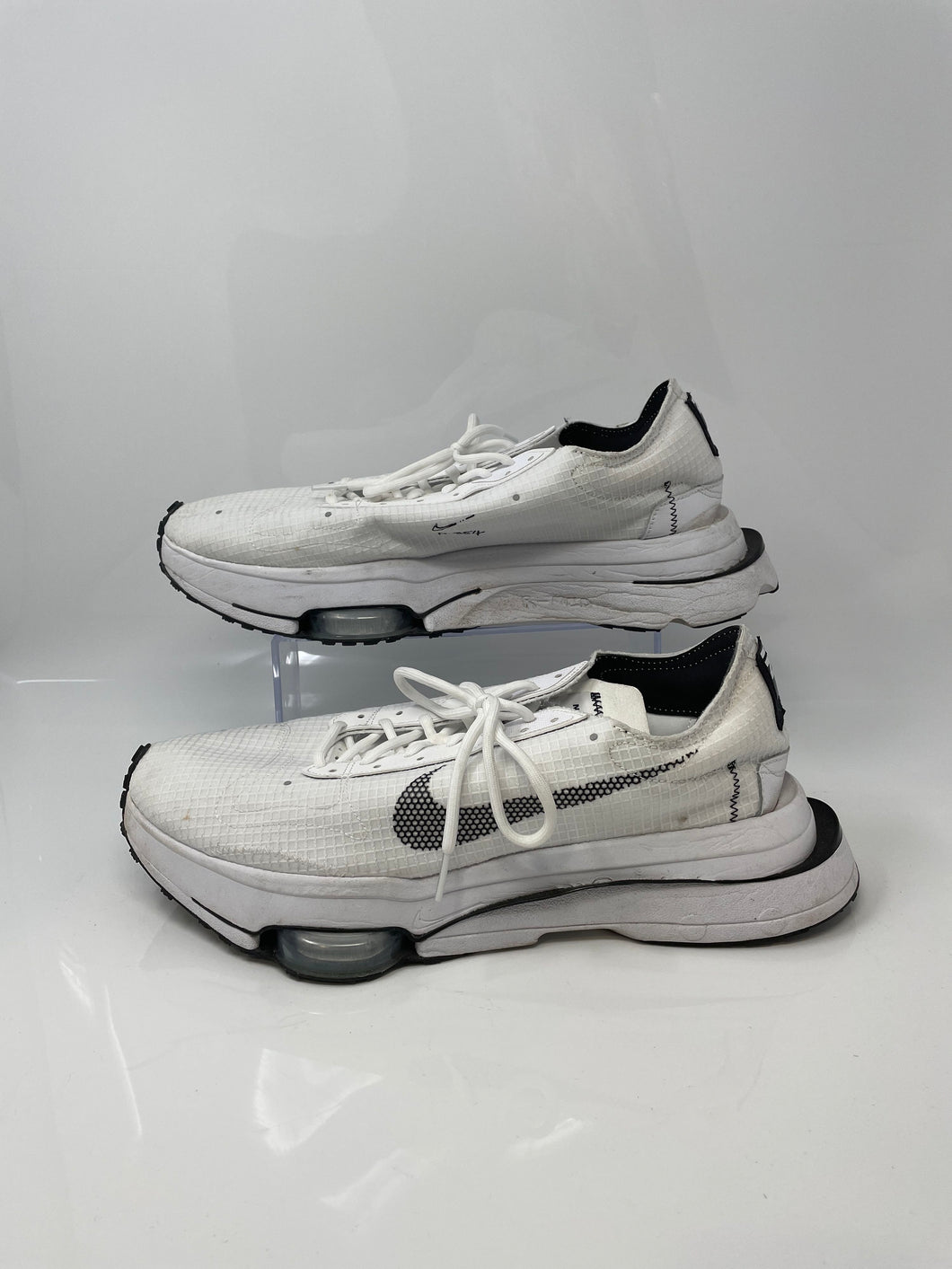 Nike Mens Air Zoom Type SE CV2220-100 White Lace-Up Sneaker Shoes Size 12.5