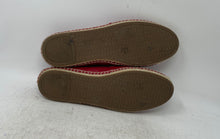 Load image into Gallery viewer, Michael Kors Womens Kendrick Red Slip-On Espadrille Flats Size 10M
