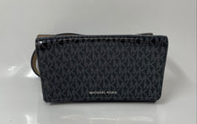 Load image into Gallery viewer, Michael Kors Womens Black Monogram Leather Adjustable Belt Bag &amp; Fanny Pack

