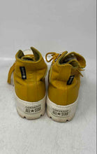 Load image into Gallery viewer, Converse Womens Yellow Leather Lace-Up Platform Ankle Boots Size 6
