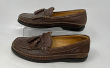 Load image into Gallery viewer, Johnston &amp; Murphy Mens Tan Leather Tassel Moc Toe Slip-On Loafer Shoes Size 9M
