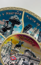 Load image into Gallery viewer, Multicolor Round Shape Wall Hanging Decorative Madrid Souvenir Collection Plate
