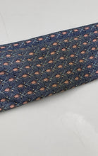 Load image into Gallery viewer, Christian Dior Mens Blue Printed Silk Keeper Loop Adjustable Pointed Tie
