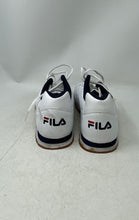 Load image into Gallery viewer, Fila Mens Cress 1RM02004-125 White Navy Blue Sneaker Shoes Size 13
