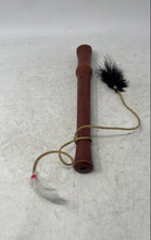 Load image into Gallery viewer, Woodi USA Brown Recorder Woodwind Instrument Flute With Feather Accent And Case
