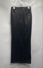 Load image into Gallery viewer, Zara Womens Black Flat Front Pockets Straight Leg Trouser Pants Size XS
