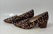 Load image into Gallery viewer, Sole Society Womens Brown Leopard Print Slip-On Casual Pump Heels Size 7.5

