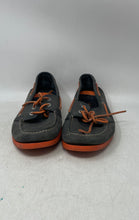 Load image into Gallery viewer, Sperry Top-Sider Mens Orange Black Leather Moc Toe Lace-Up Boat Shoes Size 10M
