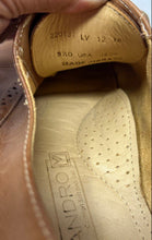 Load image into Gallery viewer, Sandro Mens Brown Leather Lace-Up Low Top Oxford Dress Shoes Size 9.5D
