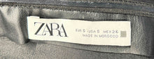Load image into Gallery viewer, Zara Womens Black Ruched Strapless Long Maxi Dress Size Small
