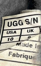 Load image into Gallery viewer, UGG Mens Olsen Black Suede Sheepskin Round Toe Slip-On Slippers Size 10
