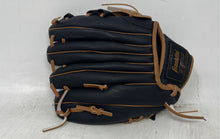 Load image into Gallery viewer, Franklin Sports RTP Ready-To-Play Black Brown Leather Baseball Glove For Youth
