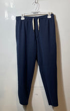 Load image into Gallery viewer, J. Crew Mens Navy Blue Slash Pocket Elastic Waist Drawstring Jogger Pants Size S
