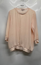 Load image into Gallery viewer, Express Womens Peach Long Sleeve Crew Neck Pullover Blouse Top Size Medium
