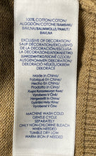 Load image into Gallery viewer, Chaps Mens Tan Embroidered Logo Sleeveless V-Neck Golf Sweater Vest Sz M W/Tags
