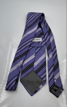 Load image into Gallery viewer, Giorgio Armani Mens Multicolor Striped Silk Adjustable Pointed Tie One Size

