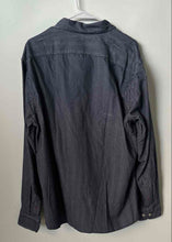 Load image into Gallery viewer, Benson Mens Navy Blue Dot Printed Long Sleeve Collared Button-Up Shirt XL W/Tags
