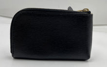 Load image into Gallery viewer, Authentic Lauren Ralph Lauren Womens Black Leather Mini Clutch Wallet
