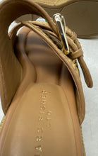 Load image into Gallery viewer, Marc Fisher Womens Poppy Brown Open Toe Slip-On Platform Slide Sandals Size 7M
