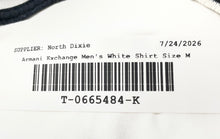 Load image into Gallery viewer, Armani Exchange Mens White Short Sleeve V-Neck Pullover T-Shirt Size Medium
