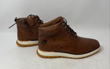 Load image into Gallery viewer, New York &amp; Company Mens Gideon Brown Leather Lace-Up Ankle Boots Size 10
