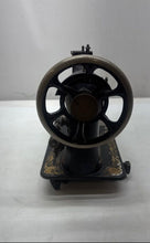 Load image into Gallery viewer, Antique Singer Black Gold Decal Hand Crank Tabletop Crafts Sewing Machine
