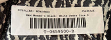Load image into Gallery viewer, H&amp;M Womens Black White Animal Print Long Sleeve V-Neck Mini Dress Size S

