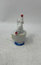 Load image into Gallery viewer, Vintage White Porcelain Hand Painted Circus Clown Mini Figurine
