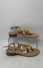 Load image into Gallery viewer, Charles By Charles David Womens Beige Seashell Ankle Strap Thong Sandals Sz 6.5M
