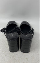 Load image into Gallery viewer, Marc Fisher Womens Black Faux Leather Croc Embossed Block Pump Heels Size 9.5M
