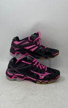 Load image into Gallery viewer, Mizuno Womens Wave Lightning RX3 430168.9013 Black Pink Volleyball Shoes Size 10
