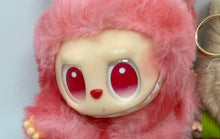 Load image into Gallery viewer, Lot Of 4 Pcs Replica Pop Mart The Monsters Labubu Multicolor Keychain Plush Toys
