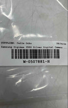 Load image into Gallery viewer, Samsung Digimax 350S Silver 3.2 MP 3x Optical Zoom Digital Camera Not Tested
