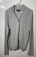 Load image into Gallery viewer, Michael Kors Mens Gray Heather 1/2 Zip Long Sleeve Pullover Sweater Size L
