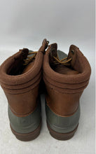 Load image into Gallery viewer, Sperry Mens Avenue STS23429 Brown Gray Lace-Up Duck Rain Boots Size 10.5
