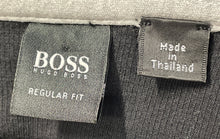 Load image into Gallery viewer, Hugo Boss Mens Black Cotton Long Sleeve Mock Neck 1/4 Zip Pullover Sweater Sz L
