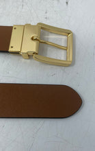 Load image into Gallery viewer, Lauren Ralph Lauren Mens Black Gold-Tone Buckle Adjustable Dress Belt
