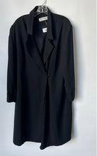 Load image into Gallery viewer, Chaus Womens Black Long Sleeve Notch Lapel Toggle Closure Blazer Dress Size 20W
