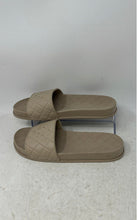 Load image into Gallery viewer, Unbranded Womens Beige Leather Slip-On Open Toe Slide Sandals Size 6/7
